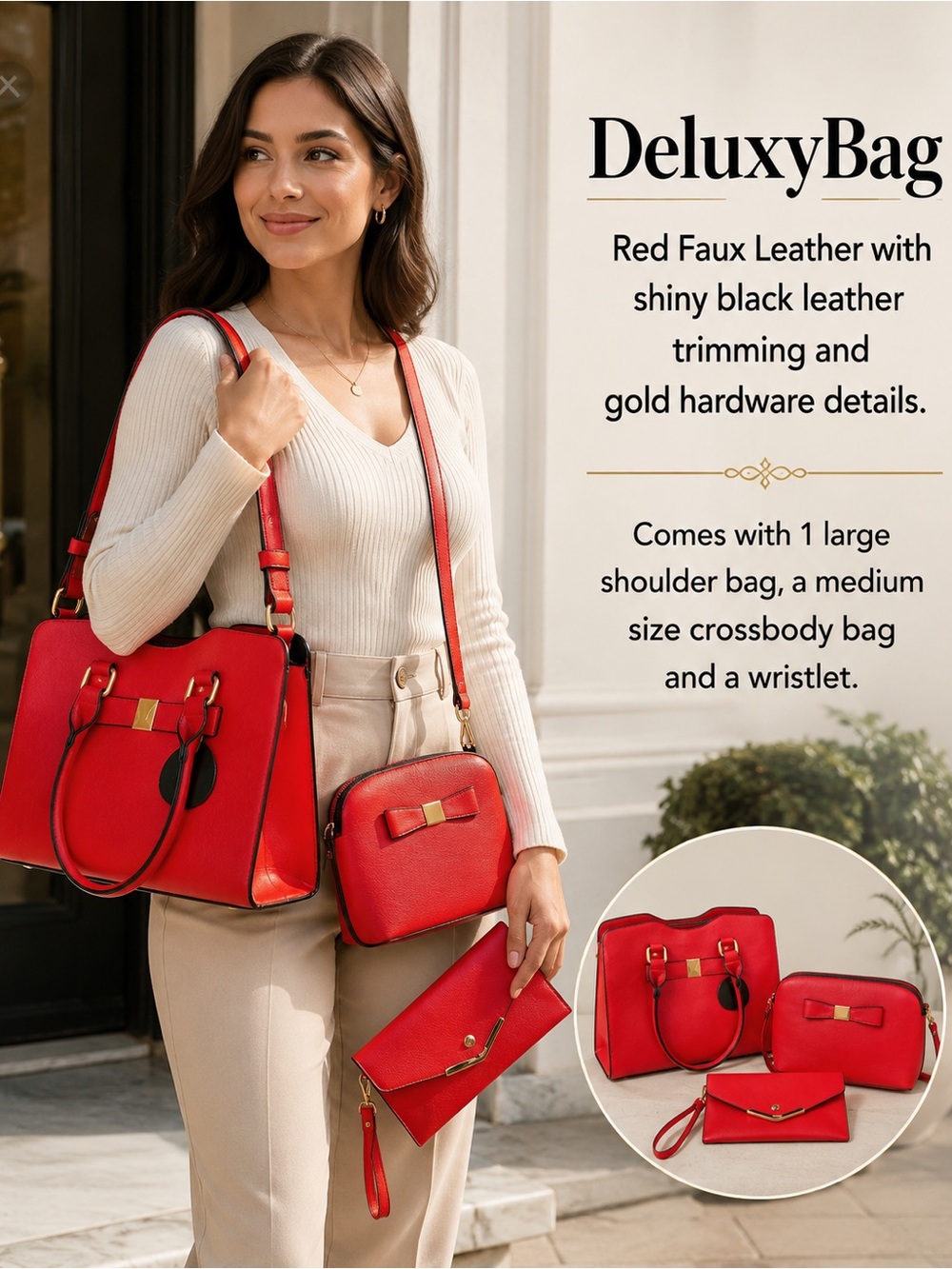 Deluxity Los Angeles 3 Piece Bag Set
Mother’s Day Gift